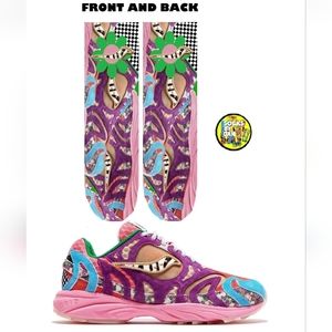 Jae tips grid azura socks